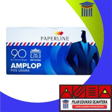 

AMPLOP POS PUTIH PAPERLINE / 90 (1 PAK ISI 100 LEMBAR) MURAH