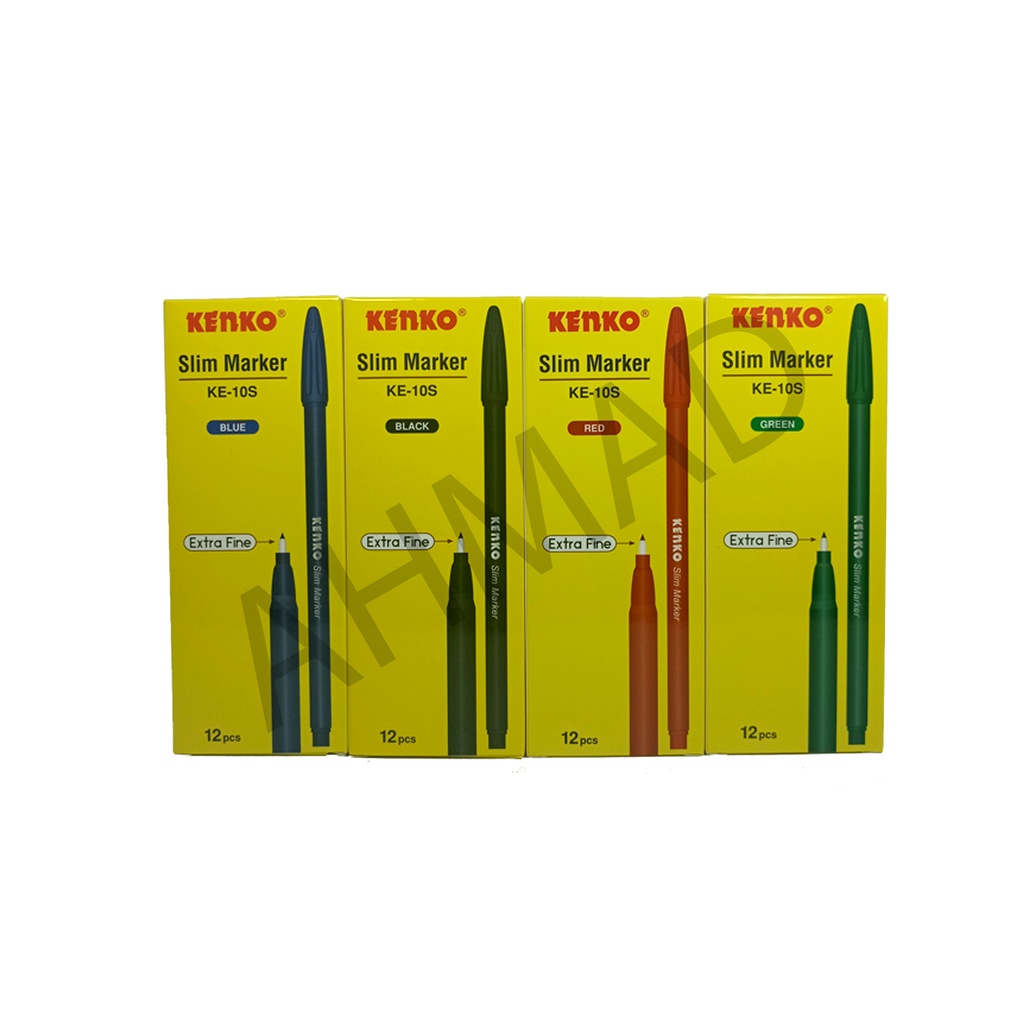 

Kenko Spidol Slim Marker Warna KE-10S [ PCS ]