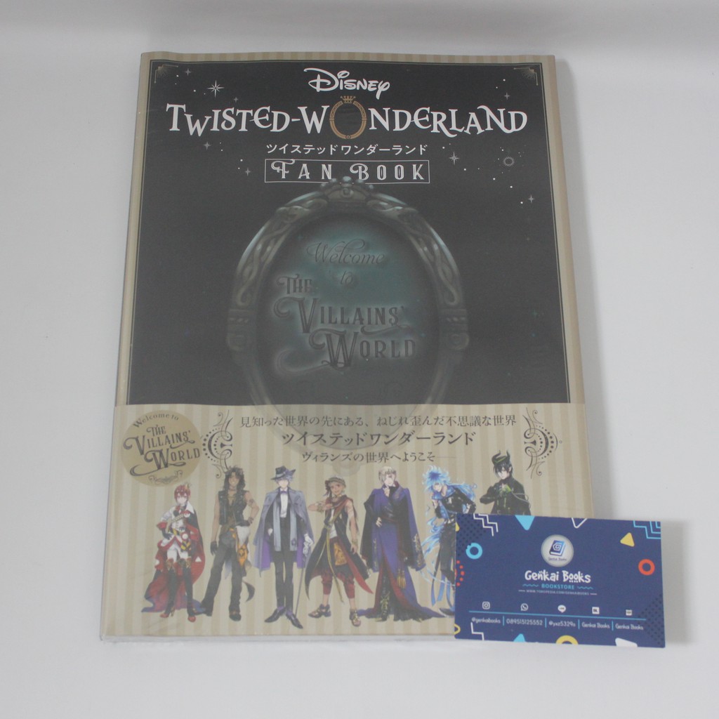 Disney Twisted Wonderland Guide Setting Book Magical Archives ArtBook - Japanese Book