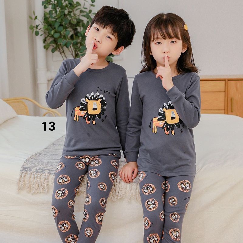 Piyama anak toddler/ piyama anak couple/ piyama anak import