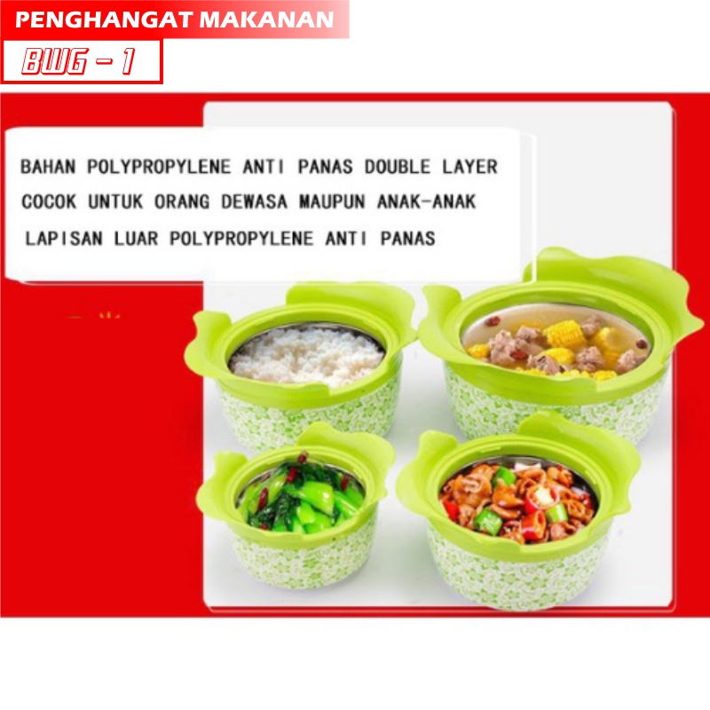 Tempat Penghangat Makanan Food Warmer set Food Warmer portable tempat Penyimpanan Makanan serbaguna - Unikdekorasi