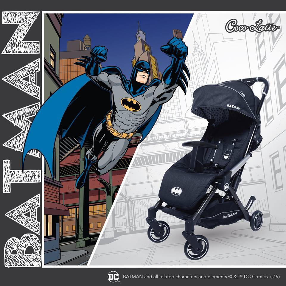 stroller cabin size kereta dorong bayi Cocolatte 570 DC Dash Batman Justice League Edition