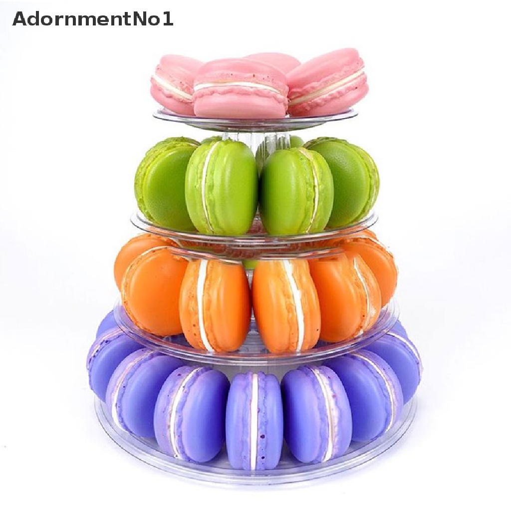 (AdornmentNo1) Rak Stand Display Macaron / Kue Multi Tingkat Bahan PVC