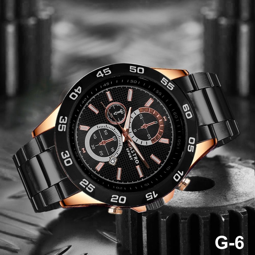 COD Jam Tangan Pria Anti Air Original GASTRO G6 Luxury Stainless Steel