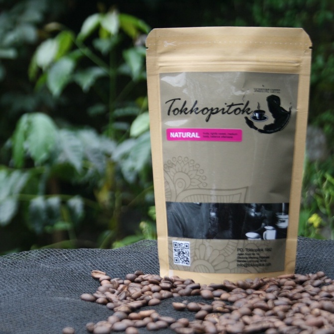

250 Gram Roasted Bean Kopi Arabika Puntang Natural Sun-dried Singgle Origin