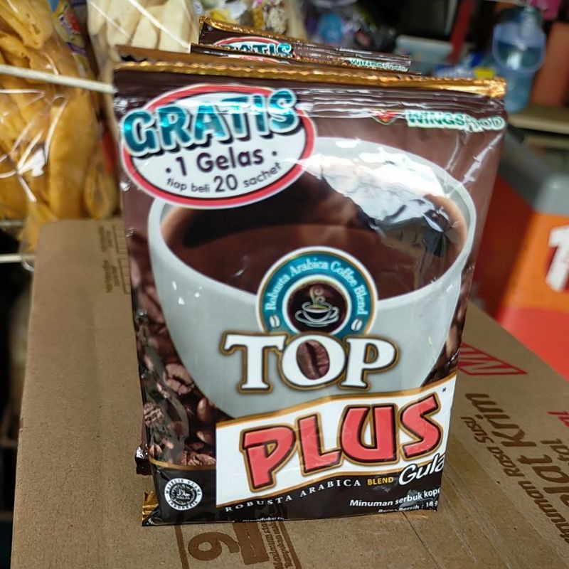 

Kopi Top Plus Gula [ 18gr x 10 ]