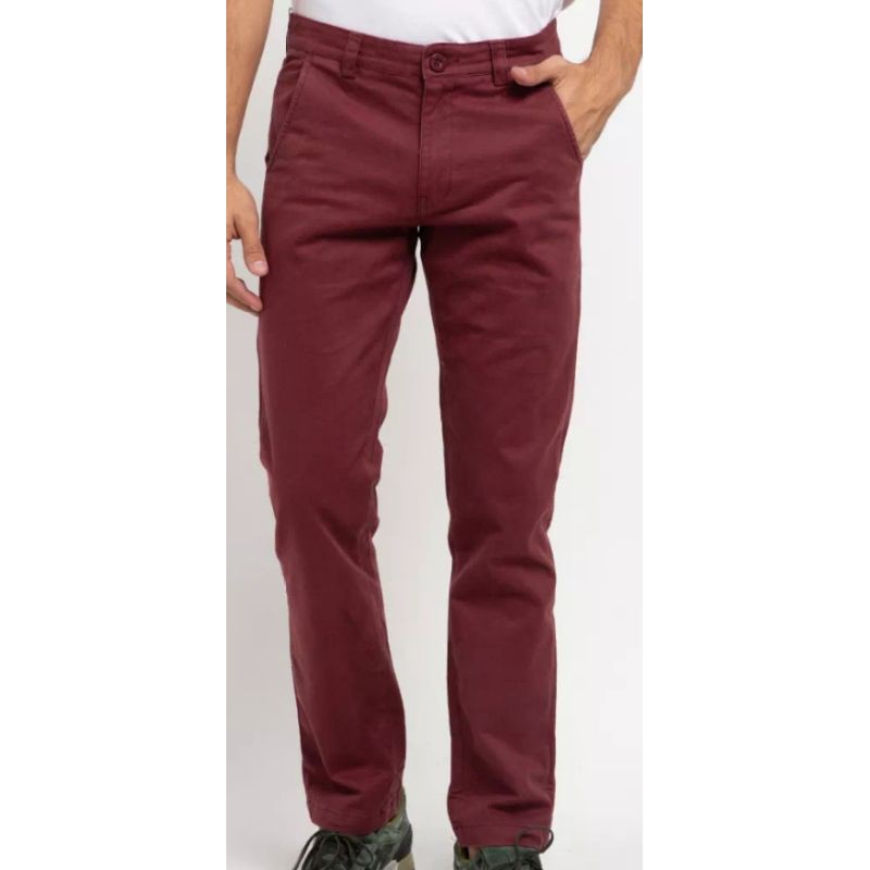 celana chinos spyderbilt original maroon