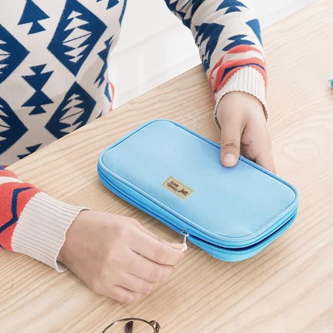 organizer dompet tempat wadah pensil hp handphone paspor kunci alat tulis pria wanita cewek murah