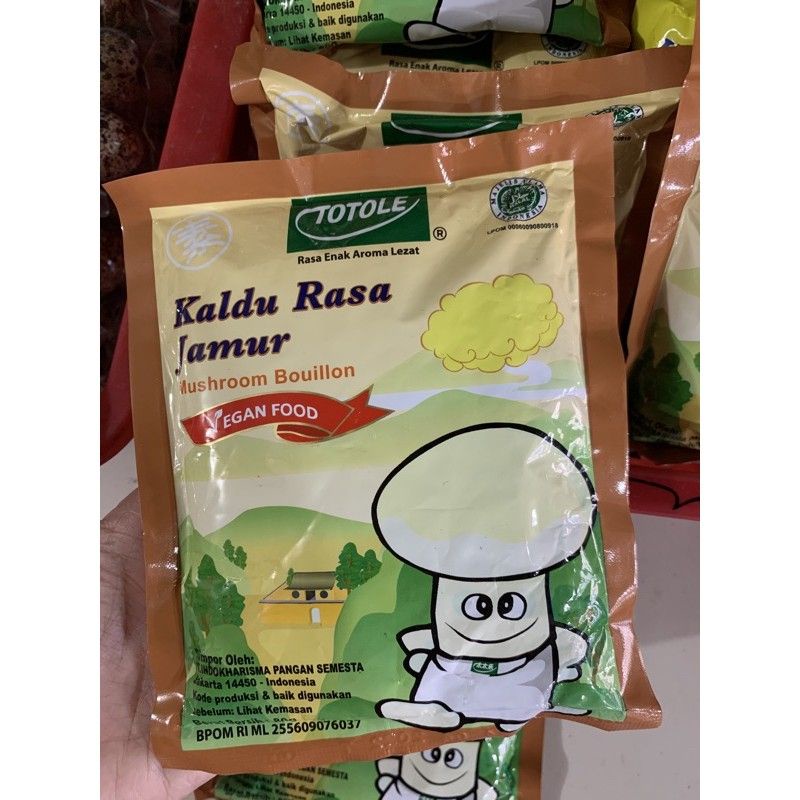 

TOTOLE Kaldu jamur mushrooms powder 200 GR LOGO HALAL MUI AMAN DIKOMSUMSI IMPORT