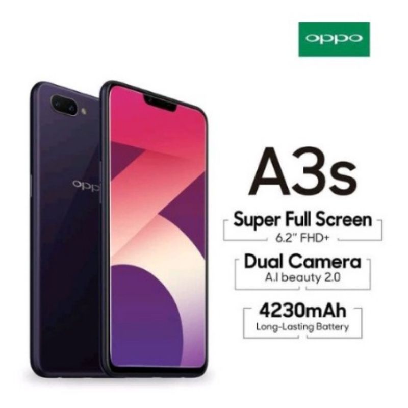 Jual Hp Oppo A3S 6/128 GB 4G LTE | Shopee Indonesia