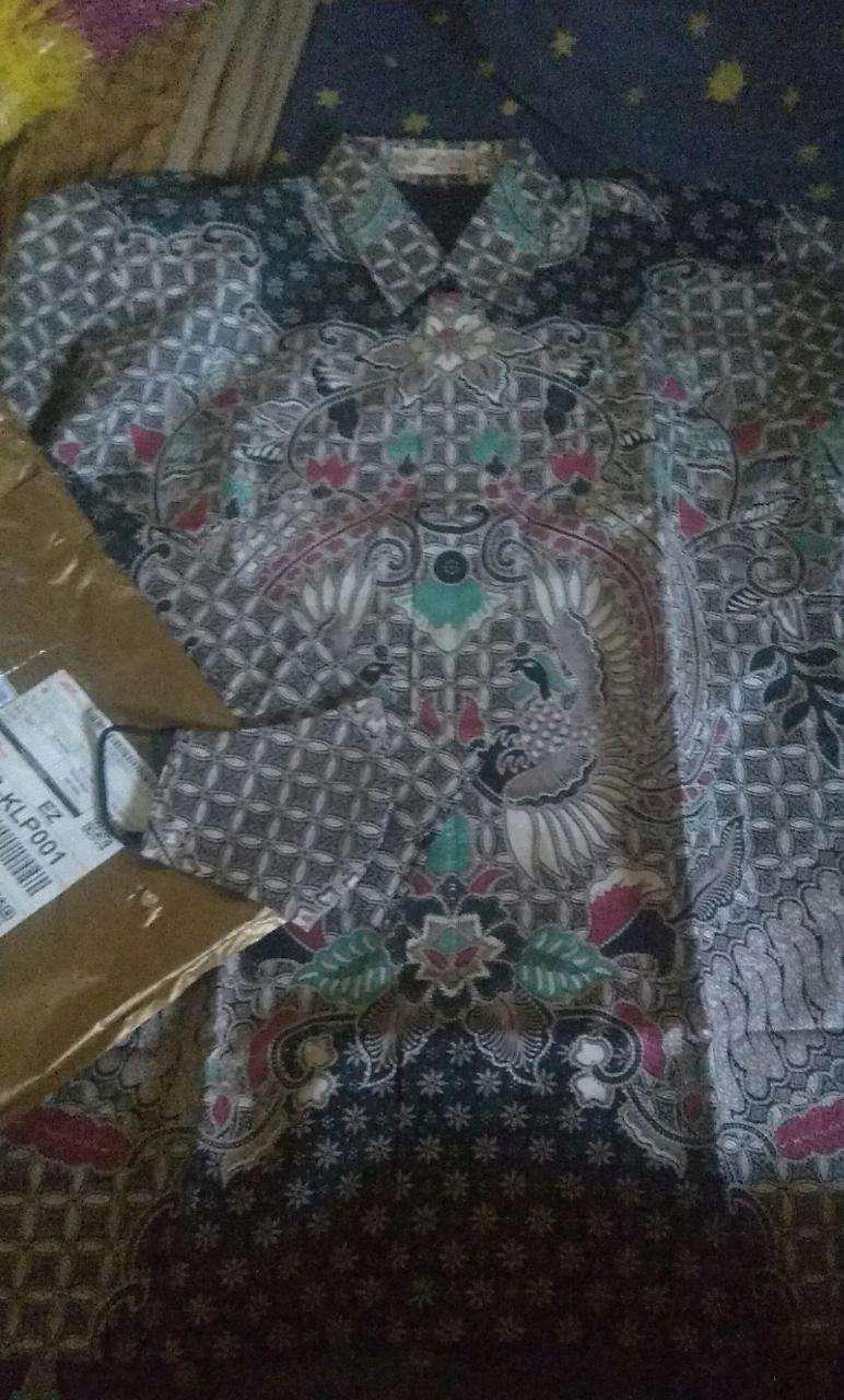 Baju Batik Pria Dewasa Lengan Panjang Elegan Batik Cowok Modern Batik Solo Batik Aluna Gba 015