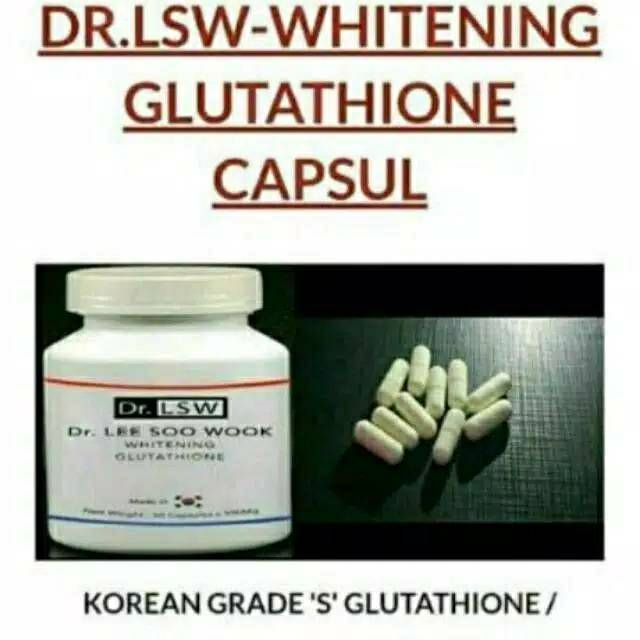 Pemutih kulit Dr.LSW-Whitening Glutathione original