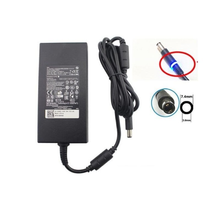 ADAPTOR CHARGER DELL G3 G5 G7 (130W) 19.5V 6.7A JARUM SLIM -HRCB