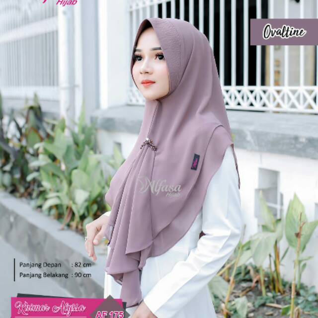 Hijab Alfasa ORI (Alyssa Khimar Matt ceruty baby doll)