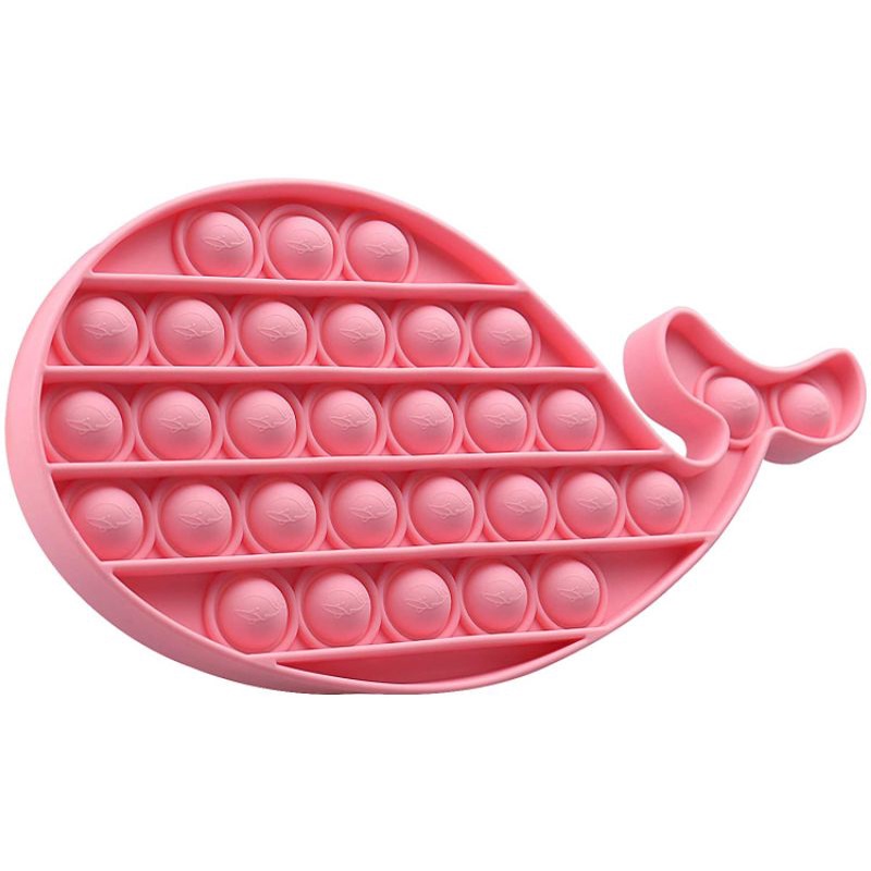 Pop It Fidget Toy Mainan Anak Tekan Gelembung Bubble Push Pop it-Whale