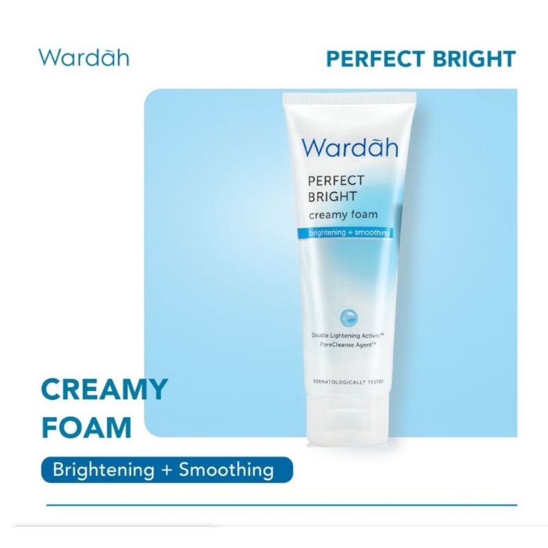 ☀️cahaya acc☀️wardah perfect bright creamy foam brightening+smooting