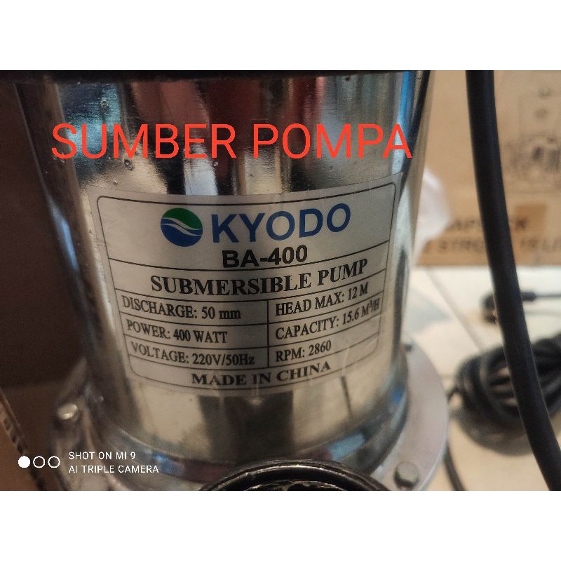 Pompa Celup Kyodo BA 400