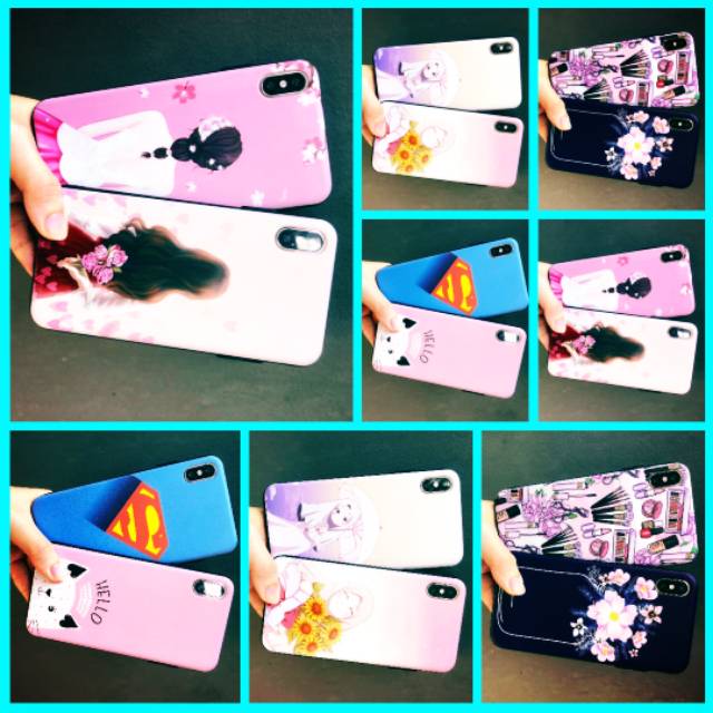 SOFT CASE KOREAN GIRLS LUCU SAMSUNG A50 A20S A750 J710 GRAND 2 OPPO A5S A5 2020 VIVO Y17