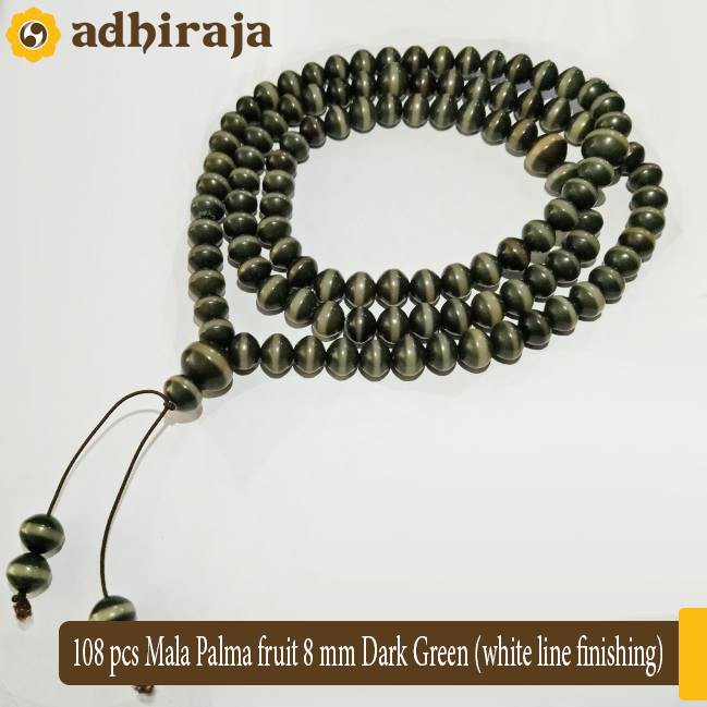 Mala atau Tasbih Buddha 108 pcs Mala Palma fruit 8 mm