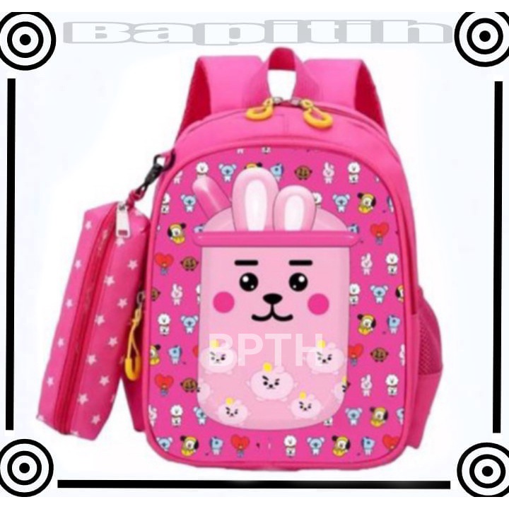 BPT Tas Ransel Anak Karakter BOBA - RANSEL BOBA SEKOLAH- RANSEL BOBBA - TAS BOBA ANAK CEWE - School Bag Tas Sekolah