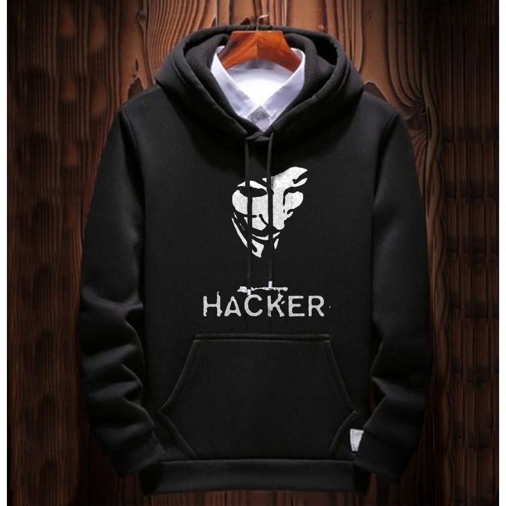 Jaket Hoodie Pria - Hacker