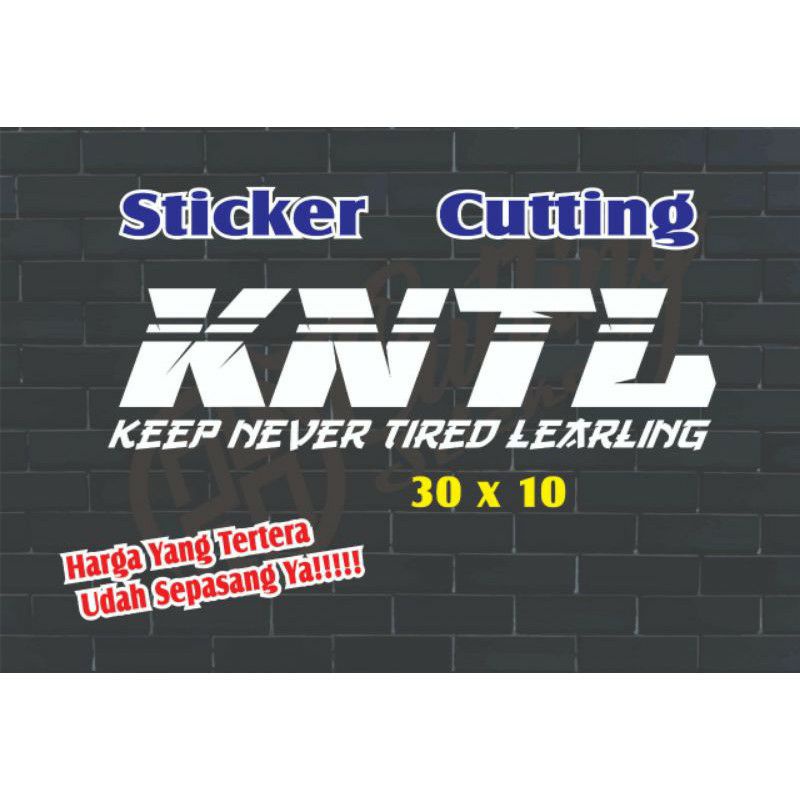 stiker Cutting KNTL buat bodi