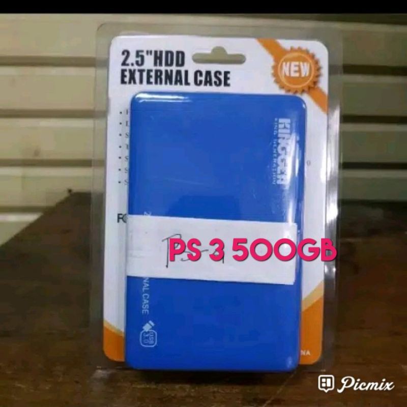 Harddisk external 500gb game ps3 cfw