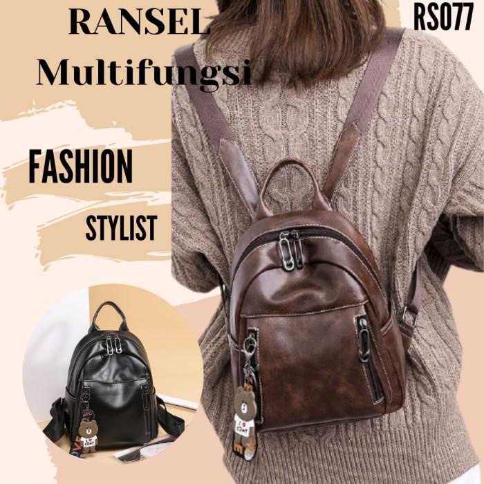 Tas Import / Tas Ransel Wanita / Tas Ransel Kulit Wanita - Rs077