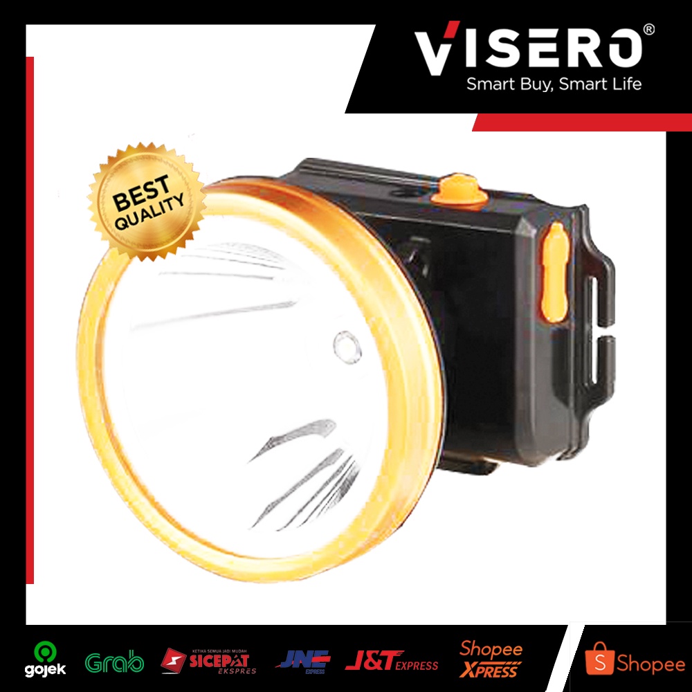 Senter Kepala Besar 45W Cahaya Putih Visero (VHL-5345 AW)