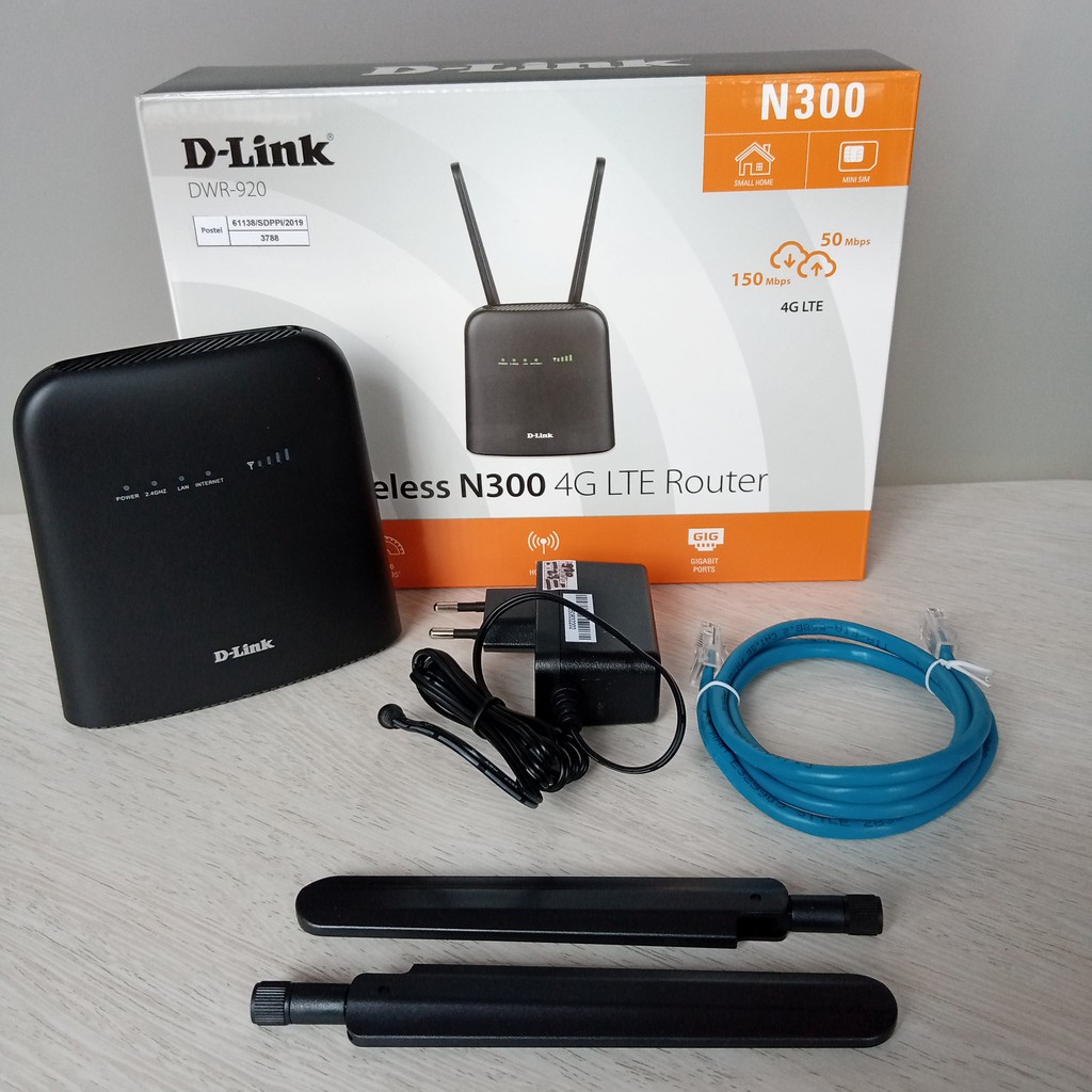 HOME ROUTER D-LINK DWR 920 4G LTE WIRELESS N300 TP-LINK TL-MR100