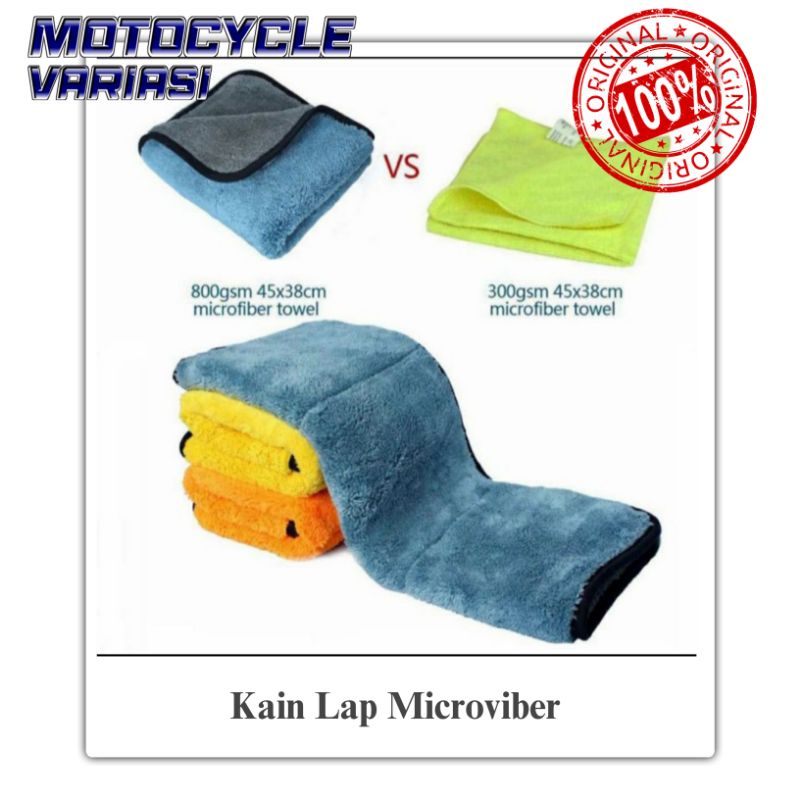 Kain Lap Microfiber Motor Dan Mobil Kain Lap Motor Fazzio Nmax Pcx Adv Vario 160 XMAX