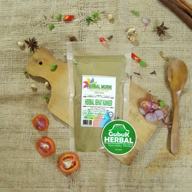 

HERBAL SEHAT KANKER 50 GRAM - MURNI - JSR - REMPAH