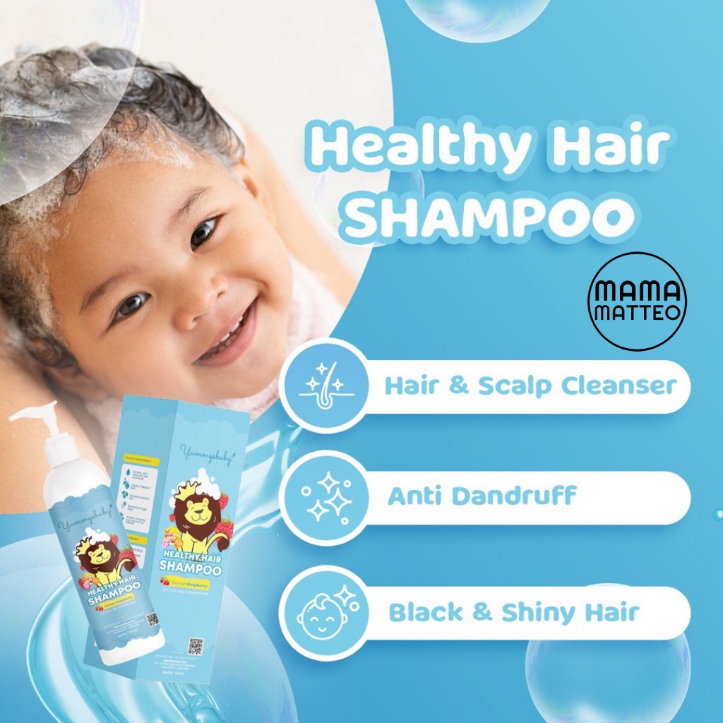 YUMMYS Baby Serum 60ML &amp; Shampoo 100ML / Serum &amp; Sampo Rambut / Penumbuh Rambut Bayi &amp; Anak