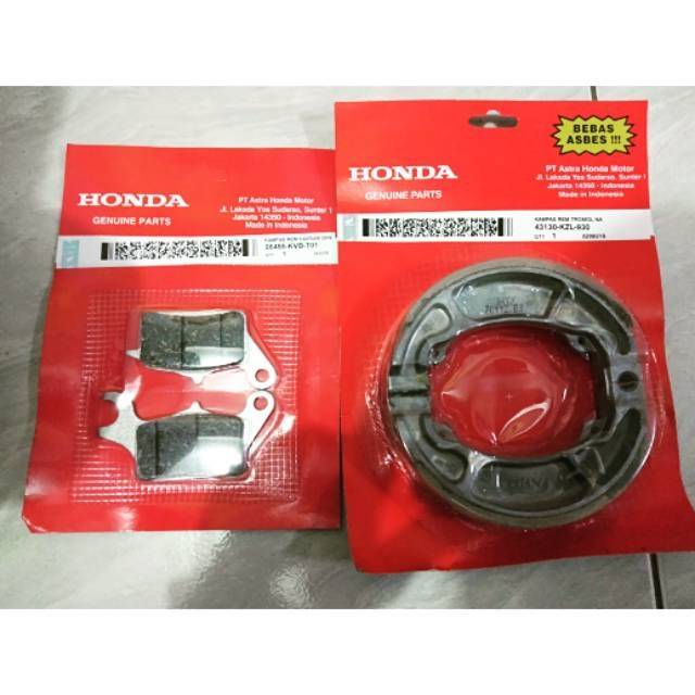 Kampas rem satu set depan belakang beat vario vario 125/150 beat injeksi scoopy spacy beat street