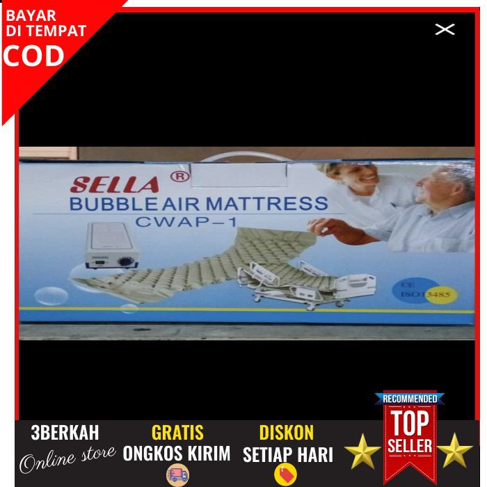 KASUR DECUBITUS SELLA / KASUR ANTI DECUBITUS / MATRAS BUBBLE AIR / KASUR ANGIN TERAPI SELLA C25