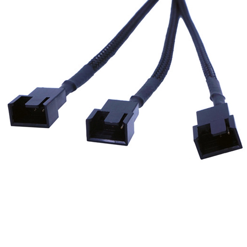 Adaptor Splitter Kipas Pendingin Komputer 3 Pin / 4Pin 12V Bahan Tembaga