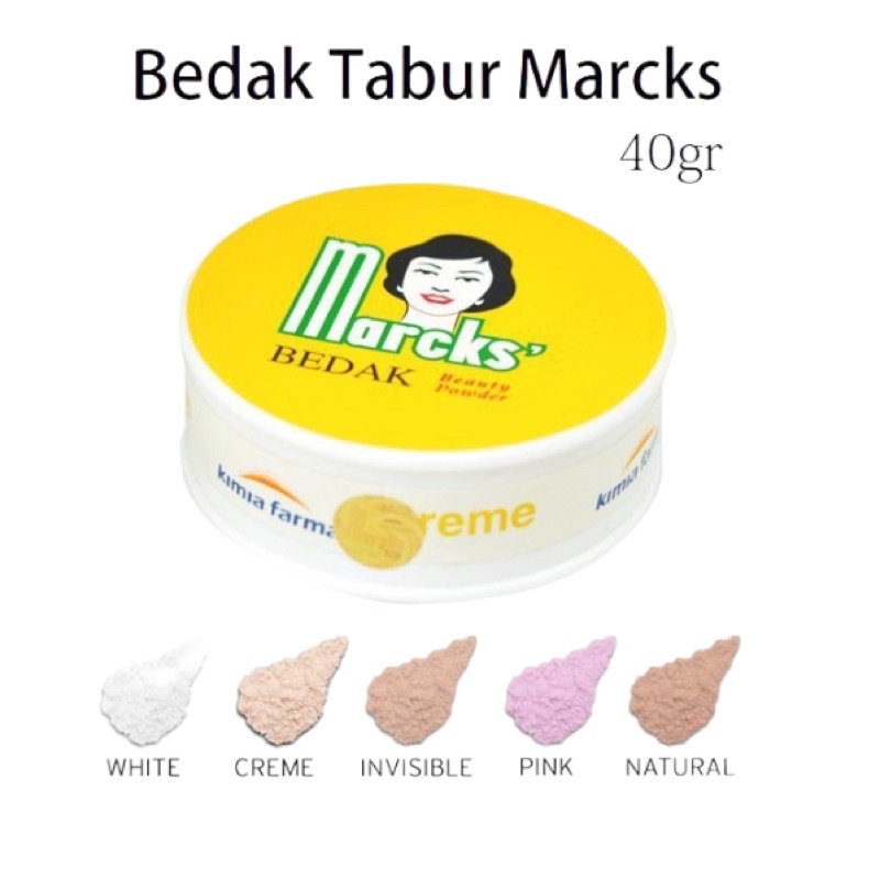 Marcks Bedak Tabur Beauty Powder 40gr