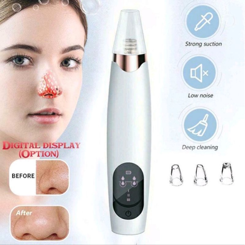 Alat Pembersih dan Penyedot Komedo / Alat Vakum Komedo / Alat Sedot Komedo / Blackhead Remover / Alat Facial Komedo / Alat Pembersih Komedo Praktis / Alat Menghilangkan Komedo Ampuh / Alat Penyedot Komedo / Alat Pembersih Wajah / Alat Membersihkan Komedo