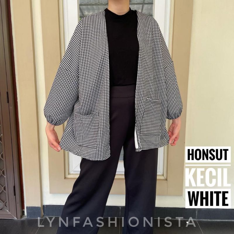 LYNFASHIONISTA-KARDIGAN JUMBO WANITA MODEL BATWING MOTIF HONSUT/RAISA