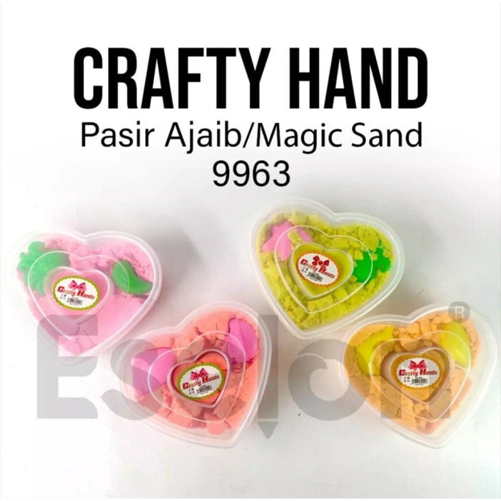 Mainan Edukasi ANAK Kinetic sand / MAGIC SAND / Pasir Ajaib 9963.