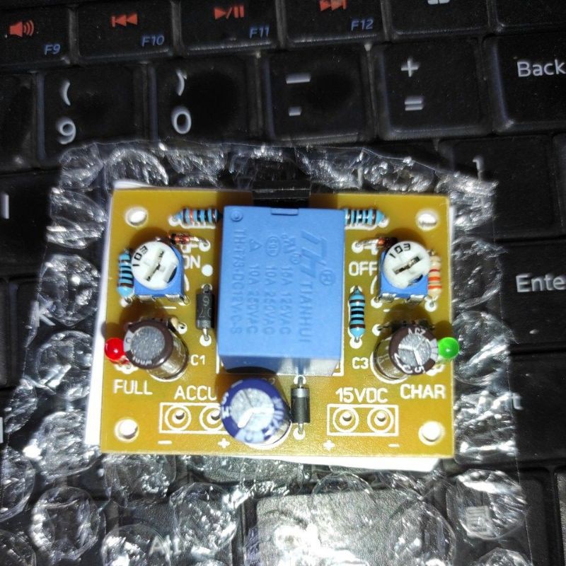 kit charger aki auto on off 12v_kit modul charger accu