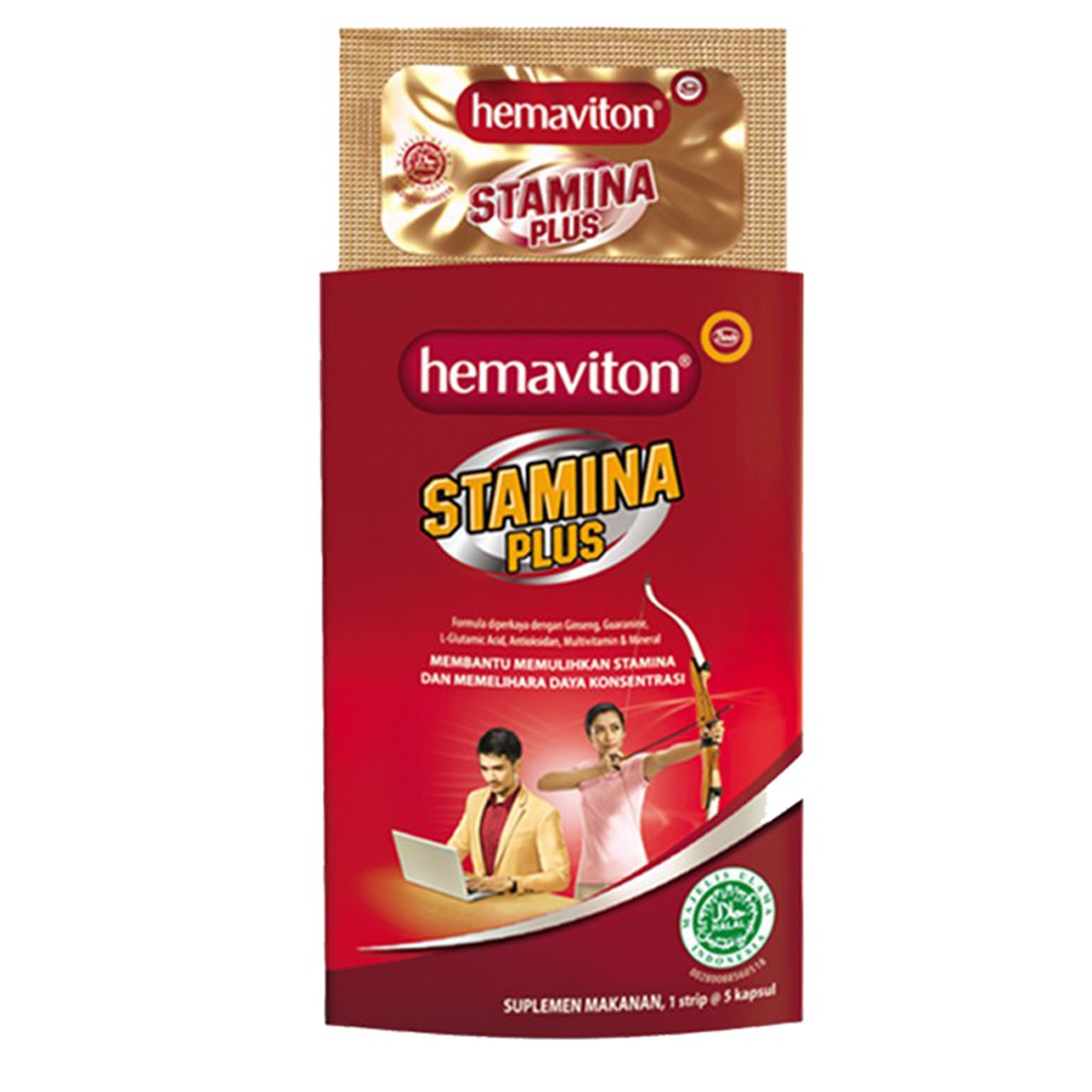 Hemaviton Stamina Plus - 1 Strip @5 Kapsul