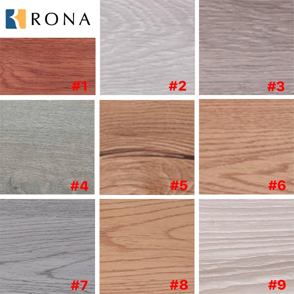 91CMx15CMx3MM Vinyl Parket Lantai Motif Kayu Anti Rayap Anti Air Bahan Premium RONA