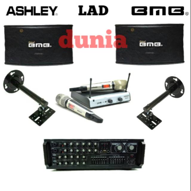 Jual Paket SoundSystem Karaoke BMB CS 350 V Bluetooth 8 inch Shopee