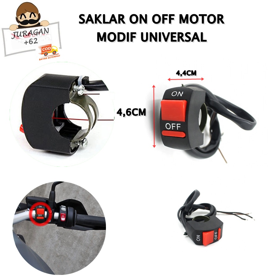 SAKLAR ON OF MOTOR MODIF UNIVERSAL