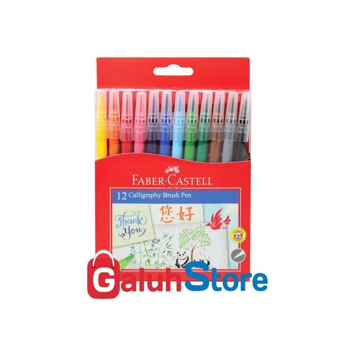 

[[COD]] Faber Castell Calligraphy Brush Pen Set 12 DISKON Kode 1382