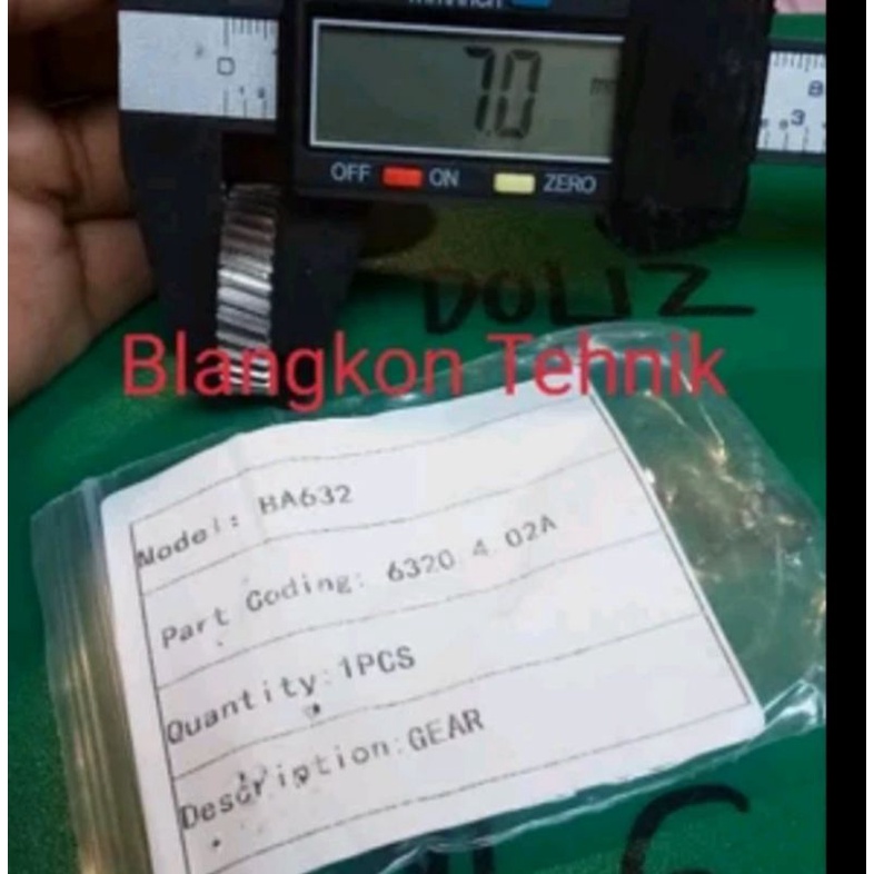 GEAR BOR 10MM DOLIZ BA 632 BOR TANGAN DOLIZ BA632 ORIGINAL