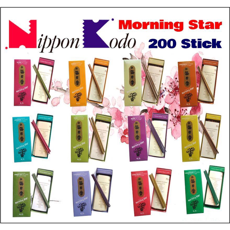 Dupa Hio Wangi Harum Jepang Aromaterapi Nippon Kodo Morning Star 200 Batang