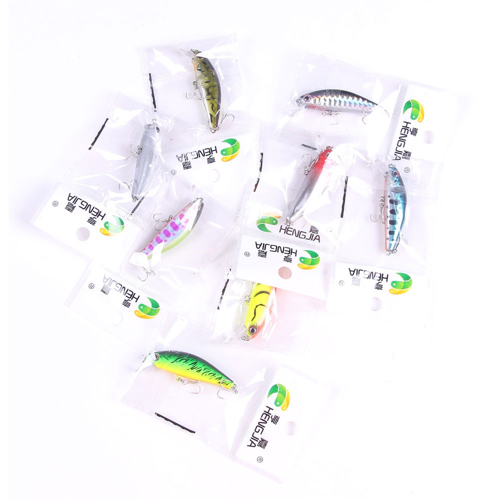 HENGJIA 1PCS NEW Umpan Pancing Sinking Minnow 5.5cm 6.6g Ikan Bass Bait Swimbait Fishing Lure Kail Tackle