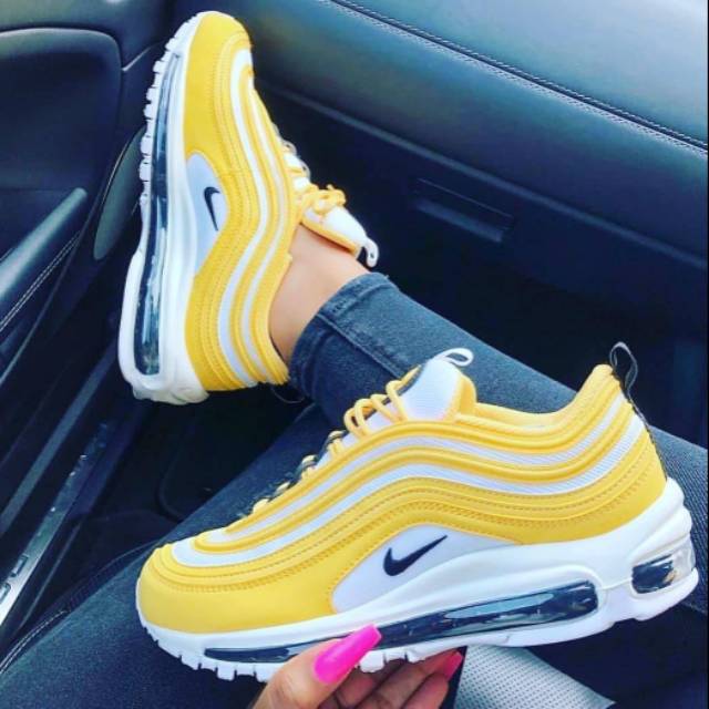 Sepatu Nike Airmax 97 Yellow White Women